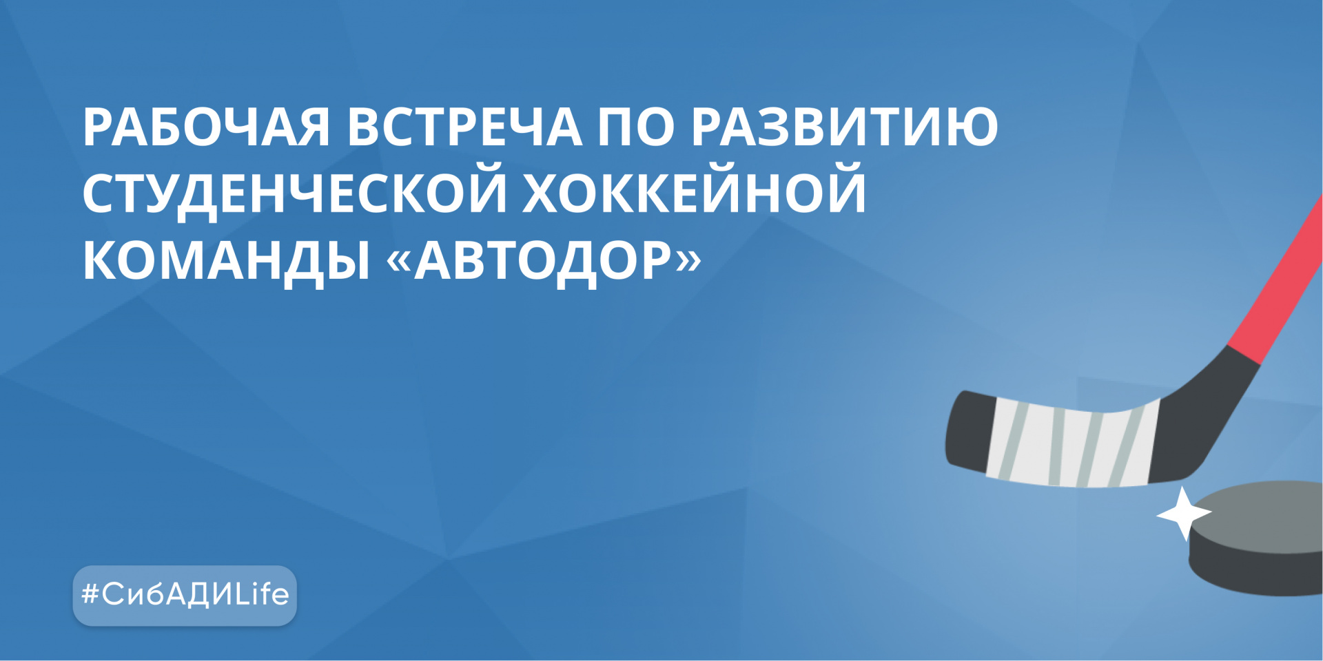 Рабочая встреча по развитию студенческой хоккейной команды «Автодор»