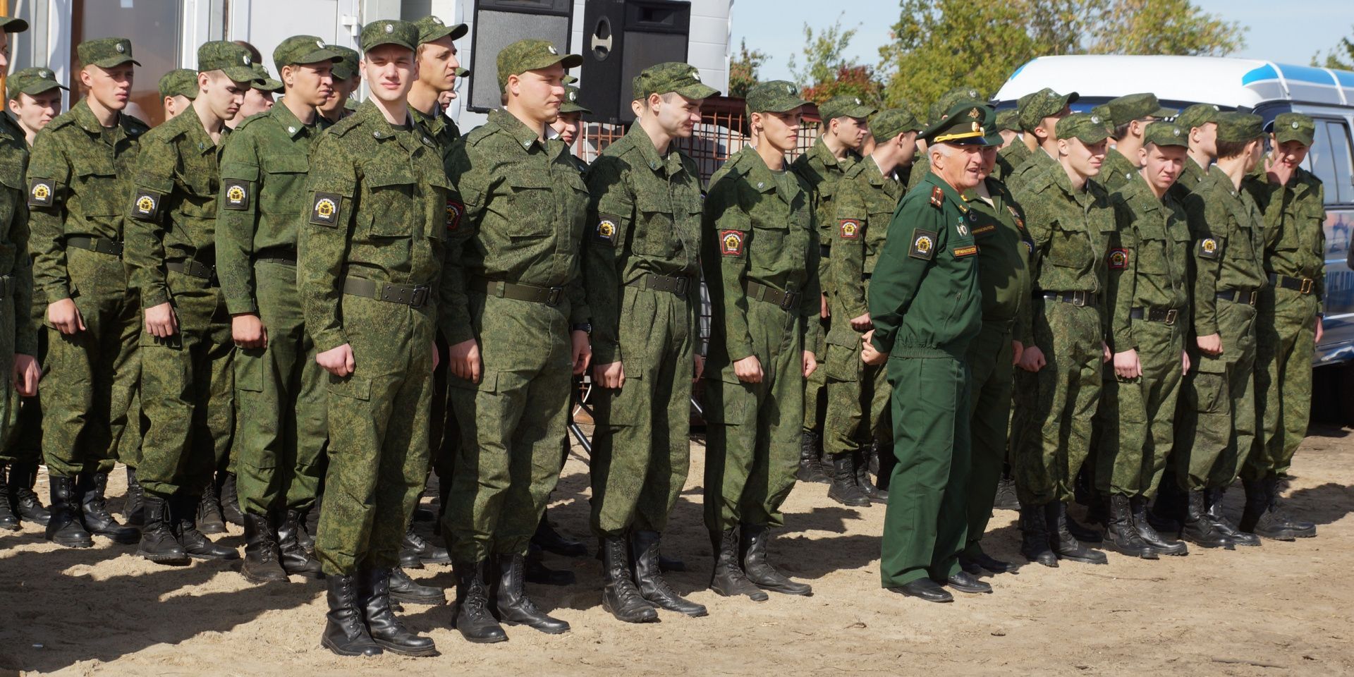 Присяга курсантов Военного учебного центра