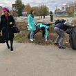 Студенты СибАДИ приняли участие в общегородском субботнике