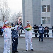 Эстафета огня XXII зимних Олимпийских игр 