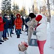 Первый конкурс снежных фигур прошел в СибАДИ