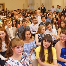 Вручение дипломов выпускникам факультета АДМ