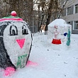 Первый конкурс снежных фигур прошел в СибАДИ